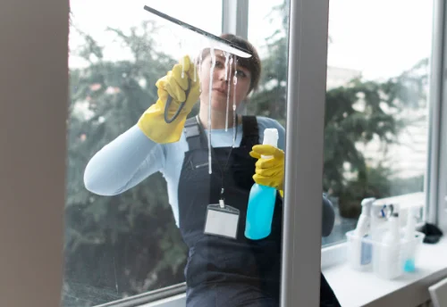 Nettoyage de vitres intérieures et extérieures à Désandans